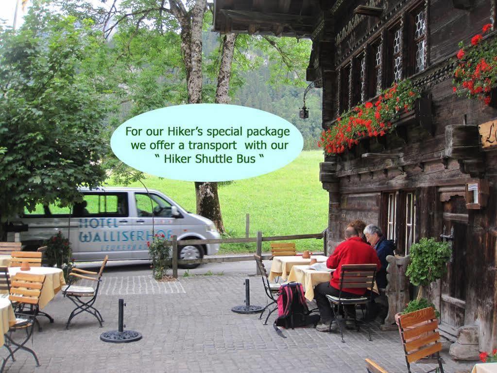 Hotel Walliserhof-Leukerbad-Therme エクステリア 写真